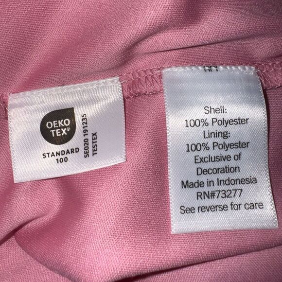 🌸 LAUREN CONRAD Conrad Pink Floral Smocked tea lenght  Midi Dress (XXL) - Picture 3 of 16